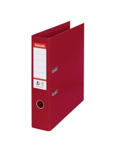Biblioraft A4 plastifiat PP/PP, 7.5 cm, visiniu, ESSELTE NO. 1 Power