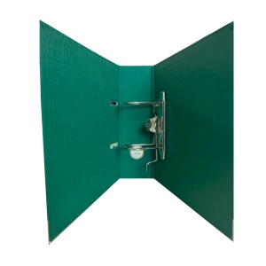 Biblioraft A5 plastifiat PP, 7.5 cm, verde, OPTIMA - Img 2