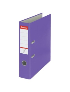 Biblioraft plastifiat, A4, 7.5 cm, mov, ESSELTE Economy