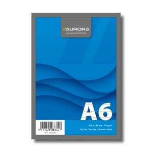 Blocnotes A6, 100 file, dictando, AURORA Office