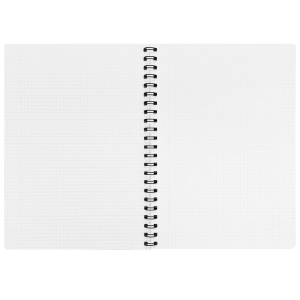 Caiet cu spirala A4, 96 file, coperta carton, matematica, PAPERLAND Black Edition - Img 3