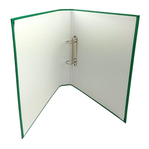 Caiet mecanic A4, 2 inele, 25 mm, carton, cu buzunar, verde, STANDARD - Img 2