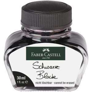 Calimara cu cerneala, 30ml, negru, Faber-Castell