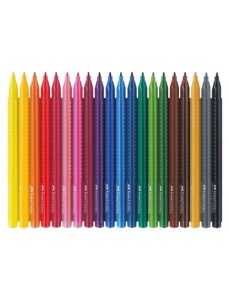 Carioci 20 culori/set Grip FABER-CASTELL - Img 3