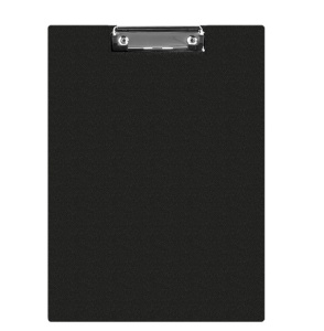 Clipboard A5, dublu, negru, Q-CONNECT