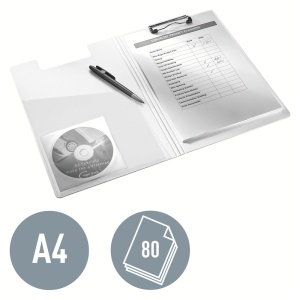 Clipboard dublu A4, roz, WOW LEITZ - Img 2