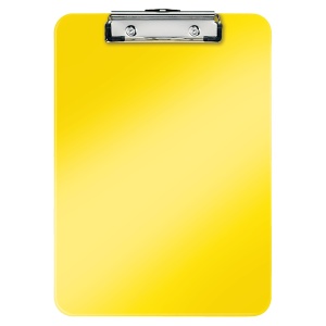 Clipboard simplu A4, galben, WOW LEITZ