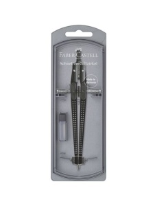 Compas FABER-CASTELL Quick-Set Grip, negru