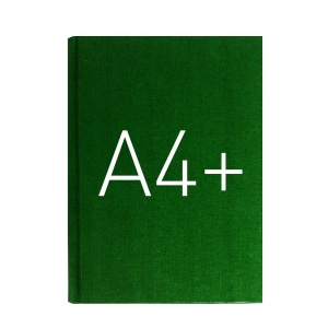 Coperti rigide A4, structura panzata, 20 buc/set, verde, OPUS