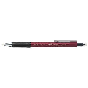 Creion mecanic, varf 0.5 mm, corp plastic, rosu, Grip 1345 FABER-CASTELL