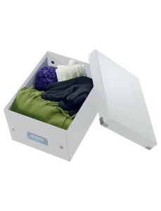 Cutie depozitare mica, 220x160x282 mm, alb, LEITZ WOW Click&Store - Img 2