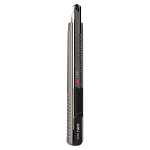 Cutter mic 9 mm, sina metalica, DELI 2036