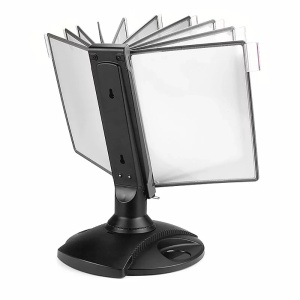 Display birou rotativ cu 10 buzunare A4, Swivel AIDATA - Img 2