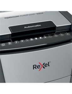 Distrugator documente automat REXEL Optimum AutoFeed+ 300X, cross-cut, 300 coli - Img 4