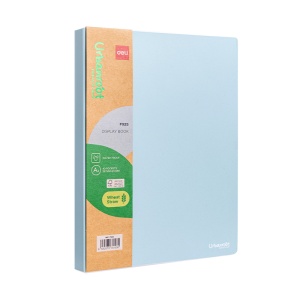 Dosar de prezentare cu 40 folii, A4, coperta flexibila, DELI Eco - Img 2