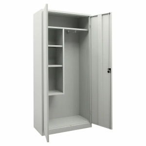 Dulap metalic pentru ustensile de curatenie, 92x42x195 cm, gri, CEHA - Img 2