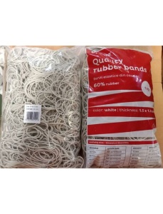 Elastice pentru bani, 40 x 1,5 mm, 1000 g/punga, OPTIMA