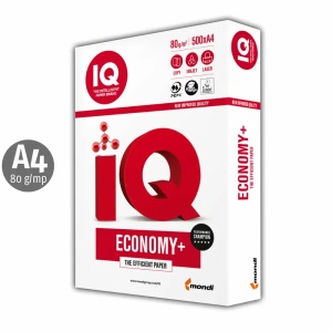 Hartie MONDI IQ Economy A4, 80 g/mp, 500 coli/top - Img 1