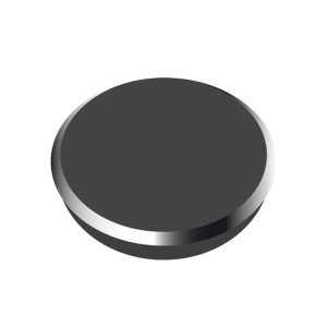 Magneti pentru table, D 24 mm, 10 buc/cutie, negru, ALCO