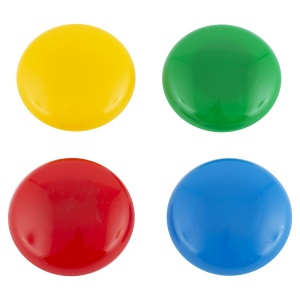 Magneti whiteboard, D 40 mm, 4 buc/set, D.RECT - Img 2