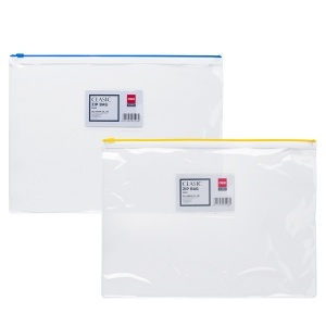 Mapa plastic A4 cu fermoar, DELI MESH