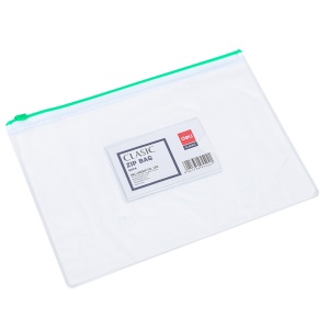 Mapa plastic A5 cu fermoar Ziplock, DELI - Img 3