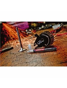 Marker cu vopsea, varf 1-2 mm, alb, EDDING 791 - Img 2
