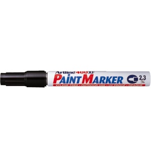 Marker cu vopsea, varf 2-3 mm, negru, ARTLINE 400XF