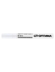 Marker cu vopsea, varf rotund 2.0 mm, alb