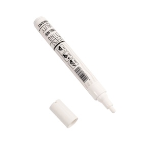 Marker cu vopsea, varf rotund 4.5mm, alb, Optima 3710