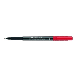 Marker permanent M FABER-CASTELL Multimark, rosu