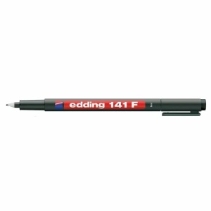 Marker permanent OHP, 0.6 mm, negru, EDDING 141 F