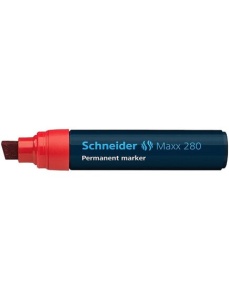Marker permanent varf tesit, rosu, SCHNEIDER Maxx 280 - Img 2