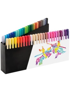 Markere tip pensula 50 culori/set, Black Edition FABER-CASTELL - Img 4