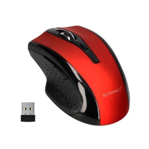 Mouse wireless, 4 butoane, rosu, Q-CONNECT - Img 2