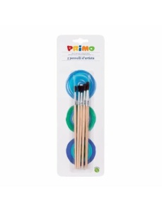 Pensule varf rotund, 5 buc/set, PRIMO