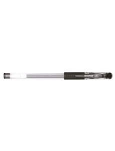 Pix cu gel si grip 0.5 mm, negru, DONAU