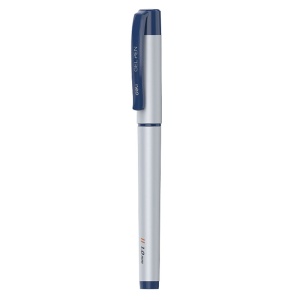 Pix cu gel si grip, varf 1.0 mm, albastru, G159 DELI - Img 2