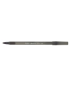 Pix fara mecanism Round Stic BIC, 60 buc/cutie, negru - Img 2
