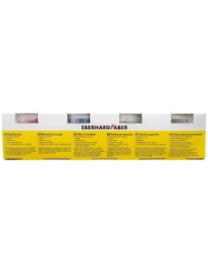 Plastilina modelaj 4 culori, 140gr/culoare, clasic, EBERHARD FABER - Img 3