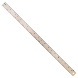 Rigla metal 50 cm DELI - Img 2