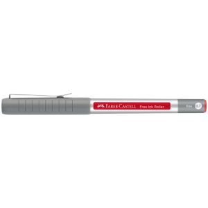 Roller 0.7 mm, rosu, Free Ink FABER-CASTELL - Img 2