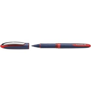 Roller cu cerneala, 0.6 mm, rosu, SCHNEIDER One Business