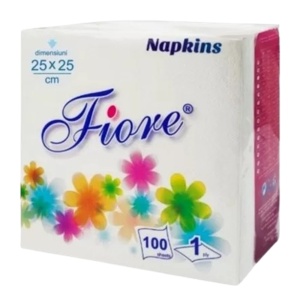 Servetele de masa FIORE, 25x25 cm, 100 buc/set