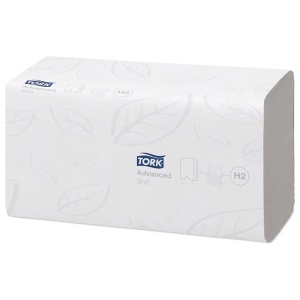 Servetele dispenser in Z, 24x21 cm, 2 straturi, 180 buc/set, 21 seturi/bax, TORK Xpress Soft H2 - Img 2