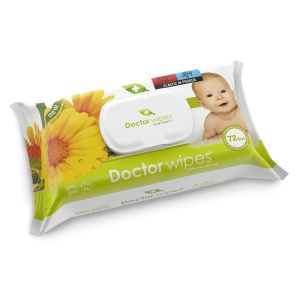 Servetele umede DOCTOR WIPES, 72 buc/pachet - Img 2