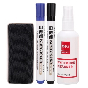 Set whiteboard (Burete, Spray, 2 Markere) DELI