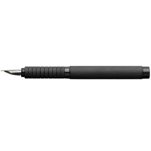Stilou, penita extra fina, corp aluminiu, negru, Essentio FABER-CASTELL - Img 2