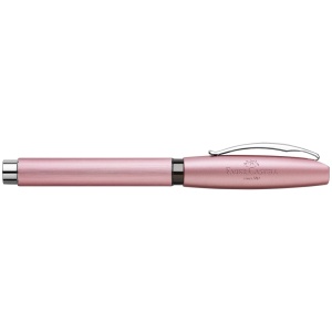 Stilou, penita extra fina, corp aluminiu, roz, Essentio FABER-CASTELL - Img 2