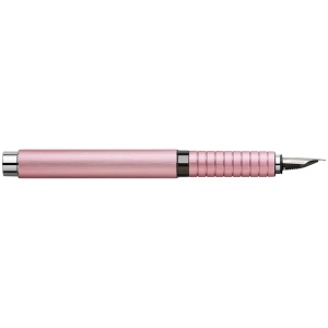 Stilou, penita fina, corp aluminiu, roz, Essentio FABER-CASTELL - Img 3